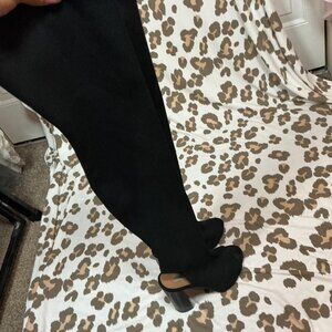 Black Steve Madden Peep Toe heels